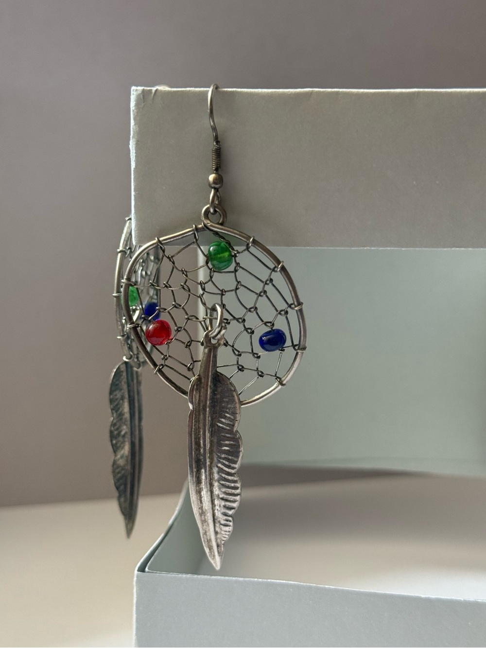 Vintage Dream Catcher Native style earrings